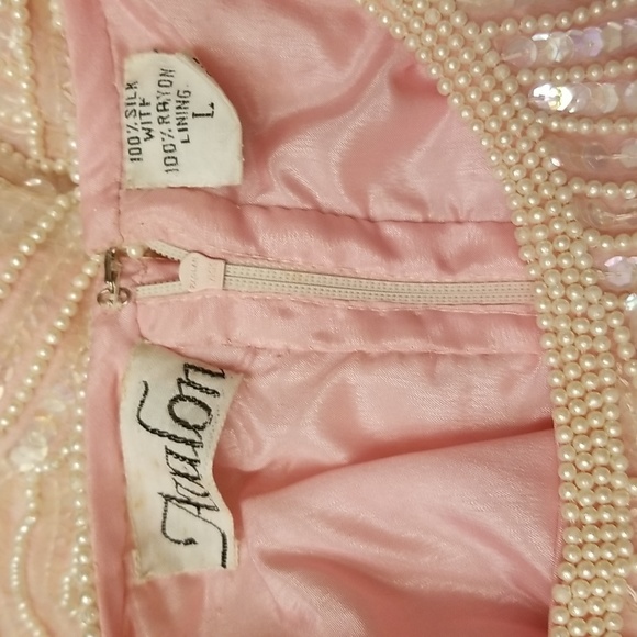 Stunning Vintage Gatsby Silk Sequined Dress - Picture 11 of 11